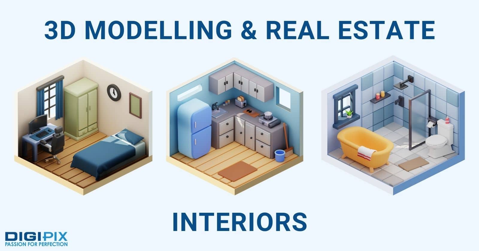 3D Modelling & Reak Estate Interiors digipix digipixinc.com