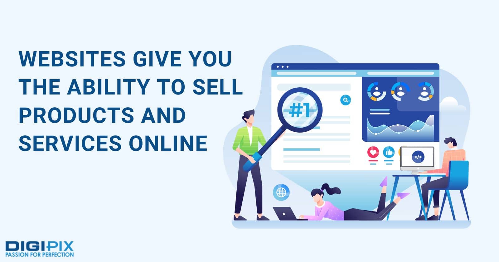 Websites give you the ability to sell products and services online digipix digipixinc.com